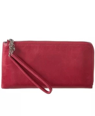 NWT Hobo International Rylan Fuchsia Pink Wallet Wristlet Clutch Phone Case $118 - Image 1 of 4