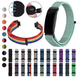 Tape Nylon Loop Strap Watch Band Wristbands Bracelet For Fitbit Inspire HR - Photo 1 sur 18