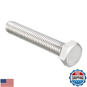 20 Pcs M5 Hex Bolt M5-0.8 x 30mm UNC Hex Head Screw Bolts A2-70(304) Stainles - Picture 1 of 5
