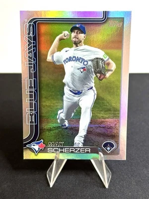 2025 Topps Serie 2 - Max Scherzer #686 Rainbow Foilboard Foto 1 de 2