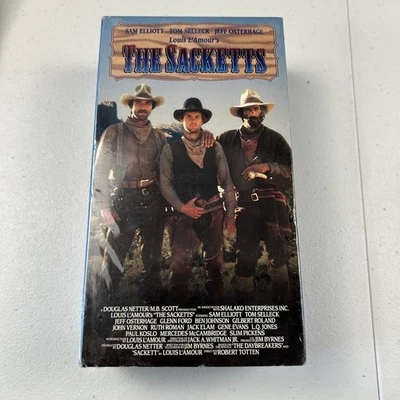 The Sacketts VHS 1991 Western Louis L'Amour Classic Warner Bros - Image 1 of 2