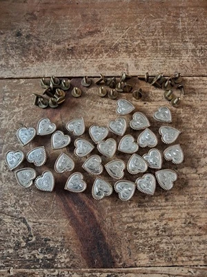 Cinturón de plata esterlina con conchos de corazón grabado con recubrimiento silla de montar caballo  Foto 1 de 4