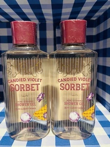 Gel de ducha 2 SORBETE VIOLETA CONFITADO baño y cuerpo funciona 10 oz - Imagen 1 de 3