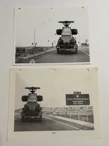 1979 Photograph and Paper US Army Apache Helicopter Hughes Arizona Testing - Picture 1 of 11