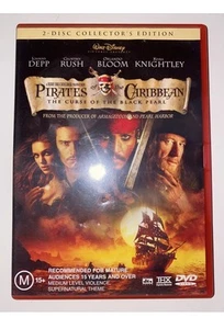 Pirates of the Caribbean The Curse of the Black Pearl DVD - FREE & FAST POST - Picture 1 of 5