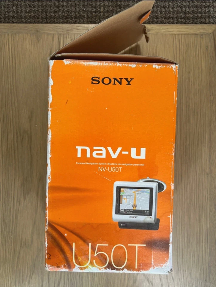 VINTAGE  Sony NAV-U NV-U50 Personal Navigation System - Boxed - Image 1 of 4