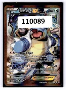 (110089) Blastoise EX XY122 Pokemon Black Star Promo Karte ROT & BLAU SAMMLUNG - Bild 1 von 5