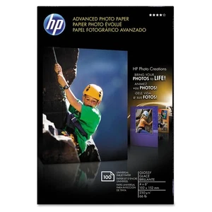 HP Advanced Fotopapier 56 lbs. Hochglanz 4 x 6 100 Blatt/Packung Q6638A - Bild 1 von 1