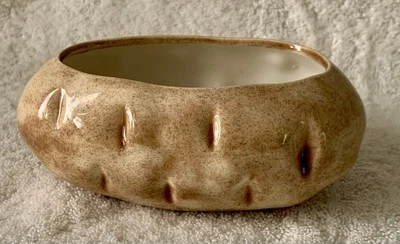 "Plato para servir patatas al horno de cerámica para salsas de crema agria 5""" Foto 1 de 4