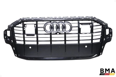 Audi Q7 Front Bumper Center Grill Assembly 4M0853651AJ 2020 - 2024 OEM - Image 1 of 4