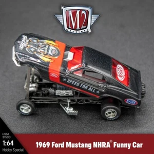 Hobby Exclusive NHRA 1969 Ford Mustang Funny Car HS51 M2 Limited Edition 3,762 - Picture 1 of 6