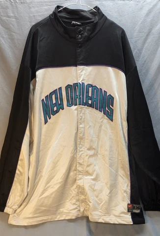 Vintage Nike New Orleans Hornets Warm Up Jacket Size 3XL Cover