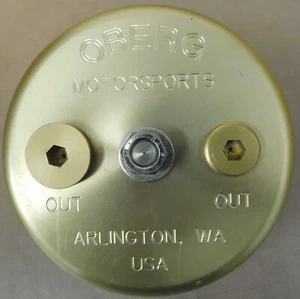Oberg UFO Washable Oil Filter, Aluminum, 6.00 X 2.00, 60 Micron Filter - Picture 1 of 2