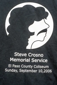 Steve Crosno Tribute T-Shirt & Program Radio & TV  Icon Father of El Paso Sound - Picture 1 of 5