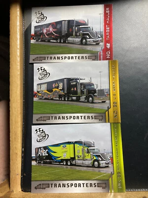 2012 Press Pass NASCAR lot of 3 Transporters Insert cards #65, 66, 67 - Image 1 of 4