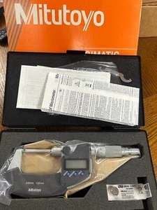 MITUTOYO Micrometer, Non-Rotating 0-25mm 0.001mm 406-250-30 - Picture 1 of 2