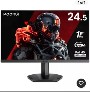 Koorui 25E3A computer monitor 62.2 cm (24.5") 1920 x 1080 pixels Full HD Black - Picture 1 of 1