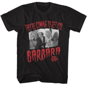 Camiseta para hombre Night of the Living Dead Movie They're Coming To Get You Barbara - Imagen 1 de 5