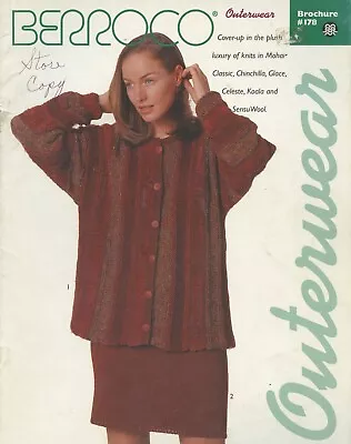 Berroco Knitting Pattern Brochure 178 Outerwear - Store Copy - 8 Designs - Women - Image 1 of 4