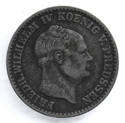 GERMAN STATES PRUSSIA~2 1/2 SILBER GROSCHEN 1859-A ~ SILVER COIN - Image 1 of 2