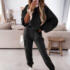Womens Lounge Wear Set Ladies 2 Pcs Tracksuits Joggers Oversized Casual Hoodies