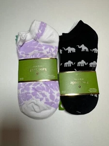 Kate Spade Patterns Ankle Socks 3 Pairs One Size Fits Most (2 Packs) NEW - Picture 1 of 3