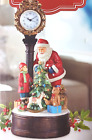 Santa Holiday Clock with LED Christmas Tree  - Open Box/Store Display/New Other