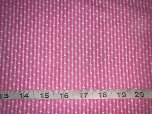 NEW Elegant Pink Stripes 100% Cotton Fabric 33"Lx44"W - Picture 1 of 2
