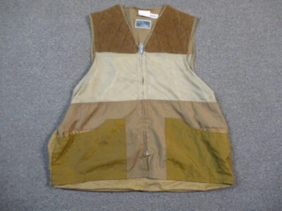 Field And Forest Vest Adult XL Tan Hunt Utility Safari Back Pouch Angling Vented - Image 1 of 4