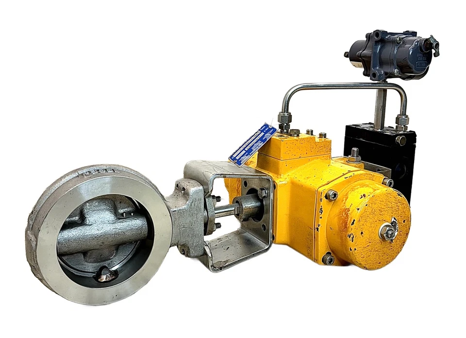 Fisher 4” 150# Posi-Seal Válvula Mariposa Tipo QS0200.UA03A.22DD10, S/N 143303003 Foto 1 de 4