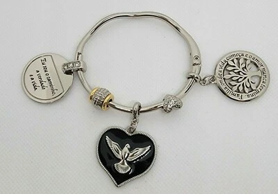 Family Tree Dove 小饰品手链镀金手镯铰边巴西时尚 — 第 1/4 张图片