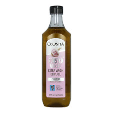 Colavita Roasted Garlic Extra Virgin Olive Oil, Low FODMAP, 32 Fl Oz Pack of 1