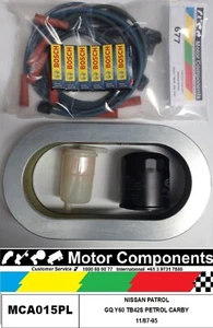 IGNITION - FILTER SERVICE Kit for NISSAN PATROL GQ TB42S CARBY Petrol 4.2L 88-95 - Picture 1 of 3