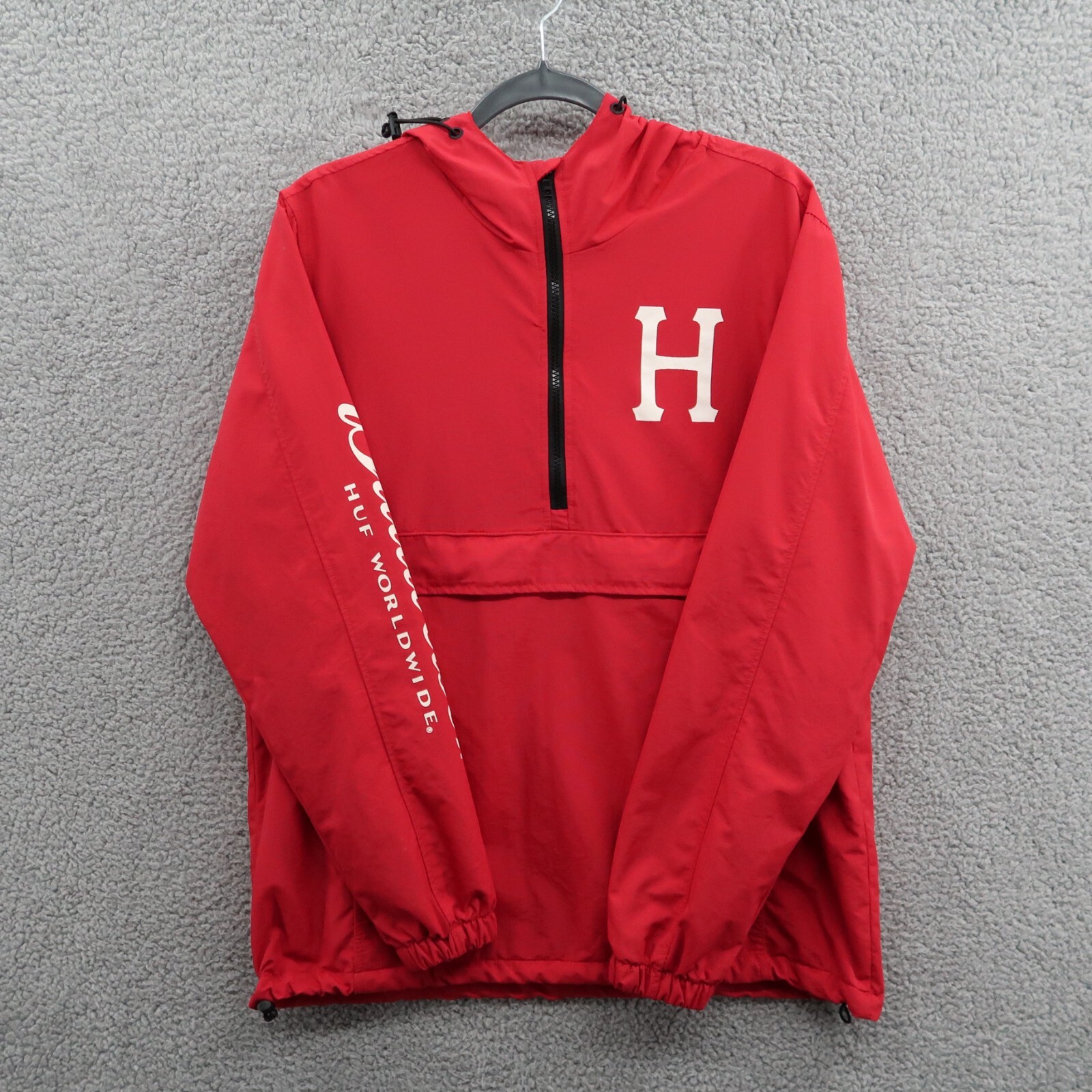 HUF Budweiser Mens Mock Neck Hooded 
