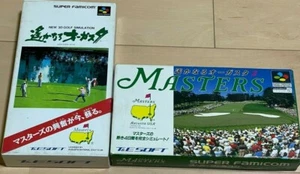 Harukanaru Augusta 1&2 Golf Nintendo Super Famicom  From Japan - Picture 1 of 5