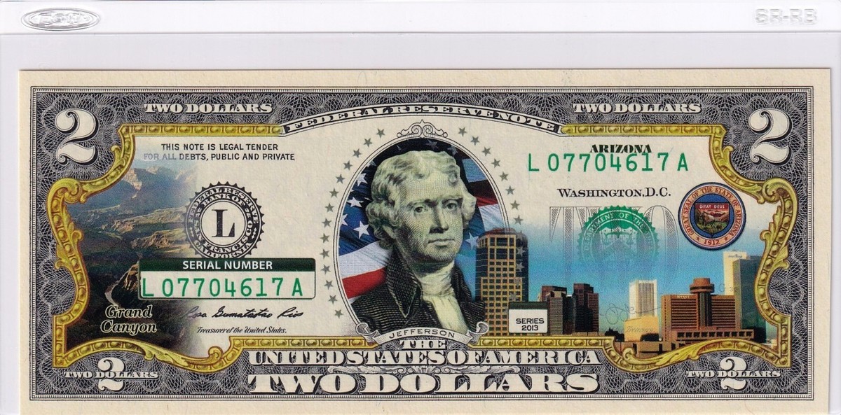 colorized 2 dollar bill products for sale | eBay