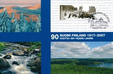 Finland 2007 Postcard - Finland 90 Years - Trucks - Hameenlinna Cancel - 1