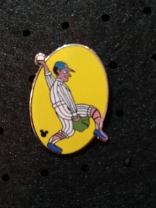 Disney Trading Pin Hidden Mickey Toontown Pinwheels Baseball Player 2 of 6 - Picture 1 of 2