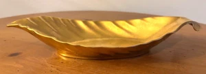 Vintage Pickard china gold leaf celery or candy dish - Picture 1 of 5