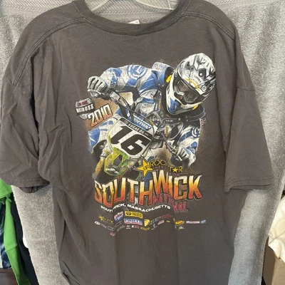 Camiseta Southwick Rock Star Drink National Motocross XXL Evento 2010 John Dowd Foto 1 de 4
