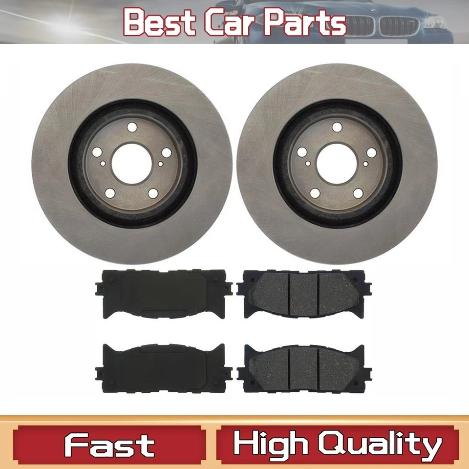 Rotores de freno, pastillas de freno de cerámica delanteras centradas para Lexus ES350 para Camry Foto 1 de 4