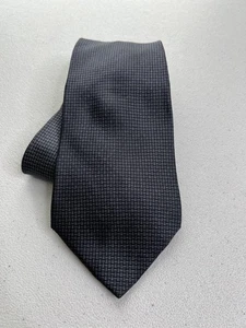 Stafford Executive Gray, Black Geometric Pattern 100% Silk Made in USA Tie NWOT - Picture 1 of 6