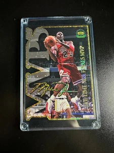 1997 Upper Deck MICHAEL JORDAN Five-Time NBA Finals MVP Die-Cut Jumbo Card /5000 - Picture 1 of 2