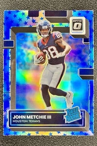2022 Panini Donruss Optic Rated Rookies Stars Prizm JOHN METCHIE III #217 RC - Bild 1 von 4