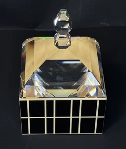 Swarovski Kristall Schwarz Op Art Box 9280 000 059 / 607731 - Bild 1 von 6