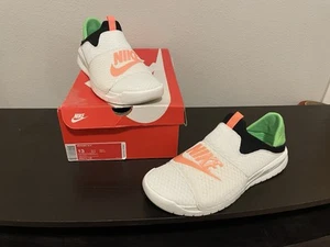 2018 Nike Benassi SLP White Summit Crimson Pulse Sz 13 882410 100 Lightly Worn - Picture 1 of 5