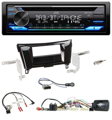 JVC Bluetooth Lenkrad USB DAB CD Autoradio für Nissan X-Trail 14-17 24 Pin Steck - Bild 1 von 4