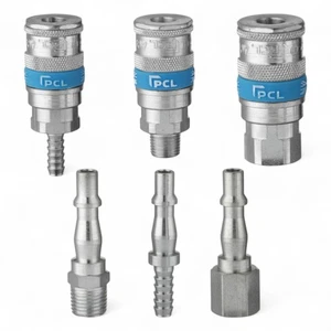 PCL Luftleitung Scheitelkupplungen/Adapter (Original) Schlauchendarmaturen Verbinder BSP - Bild 1 von 20