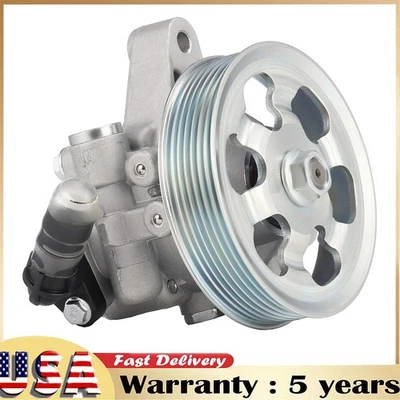 Power Steering Pump With Pulley For Acura RSX TSX Honda Accord CR-V Element - Image 1 of 4