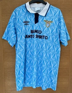 Retro (Vintage) Replica S.S. Lazio (Italy) 1991/92 Football Shirt/Jersey - XL* - Picture 1 of 6